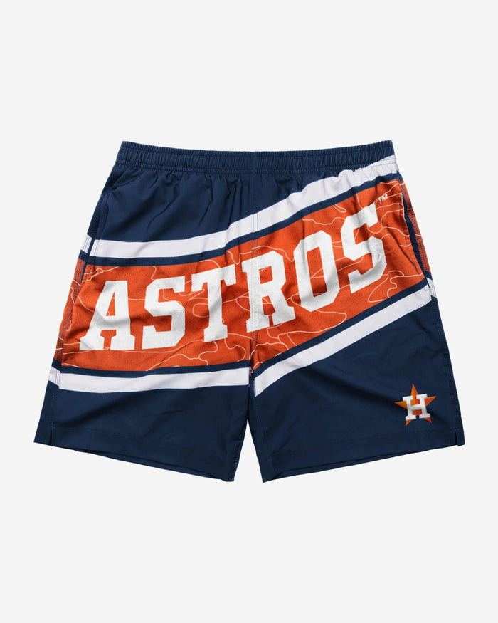 Houston Astros Big Wordmark Swimming Trunks FOCO - FOCO.com