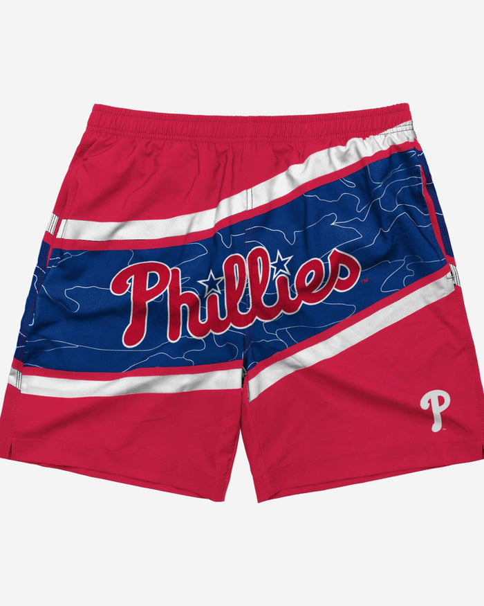 Philadelphia Phillies Big Wordmark Swimming Trunks FOCO - FOCO.com