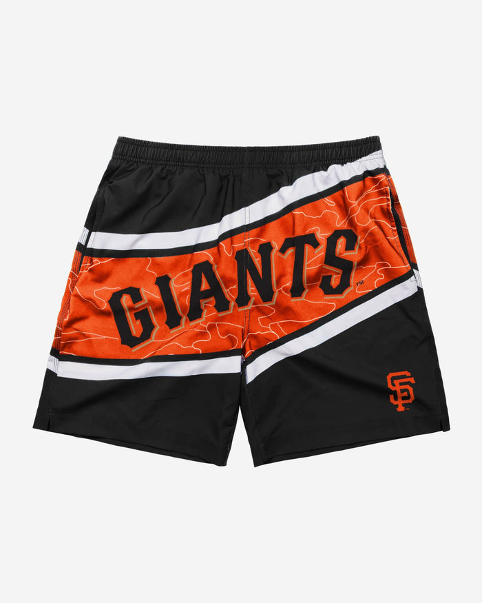 San Francisco Giants Big Wordmark Swimming Trunks FOCO - FOCO.com