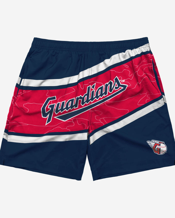 Cleveland Guardians Big Wordmark Swimming Trunks FOCO - FOCO.com