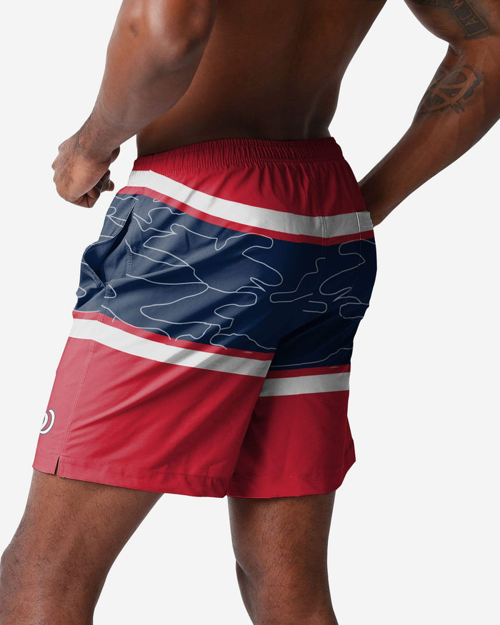 Washington Nationals Big Wordmark Swimming Trunks FOCO - FOCO.com