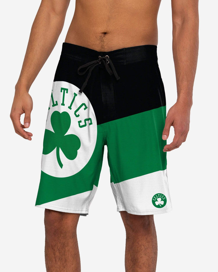 Boston Celtics Color Dive Boardshorts FOCO S - FOCO.com