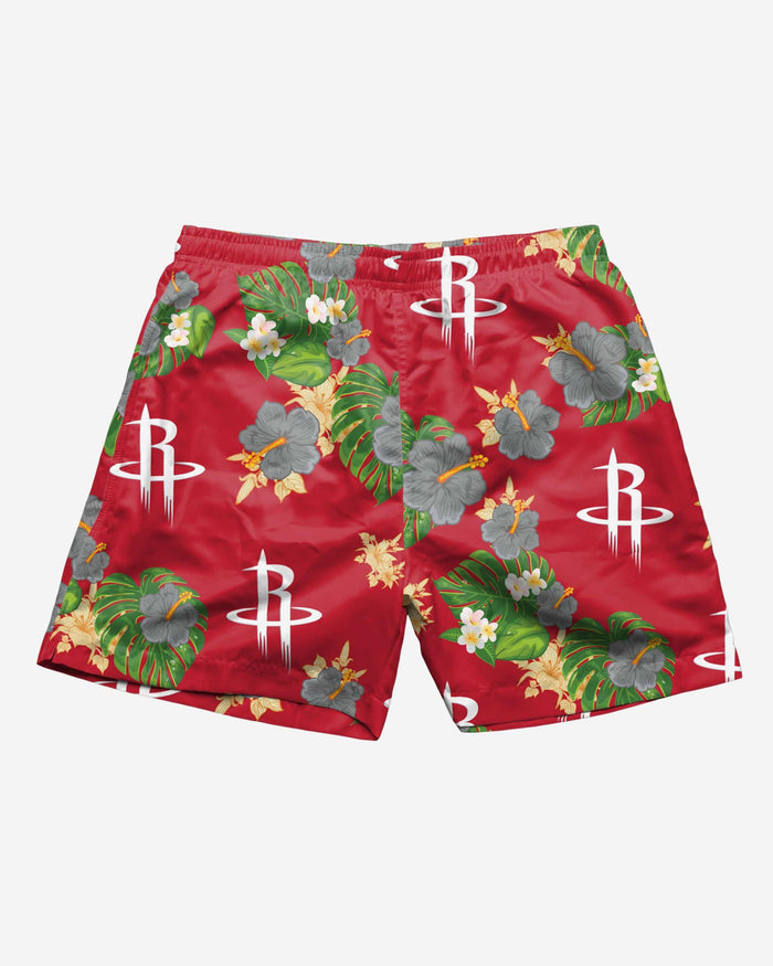 Houston Rockets Floral Swimming Trunks FOCO - FOCO.com