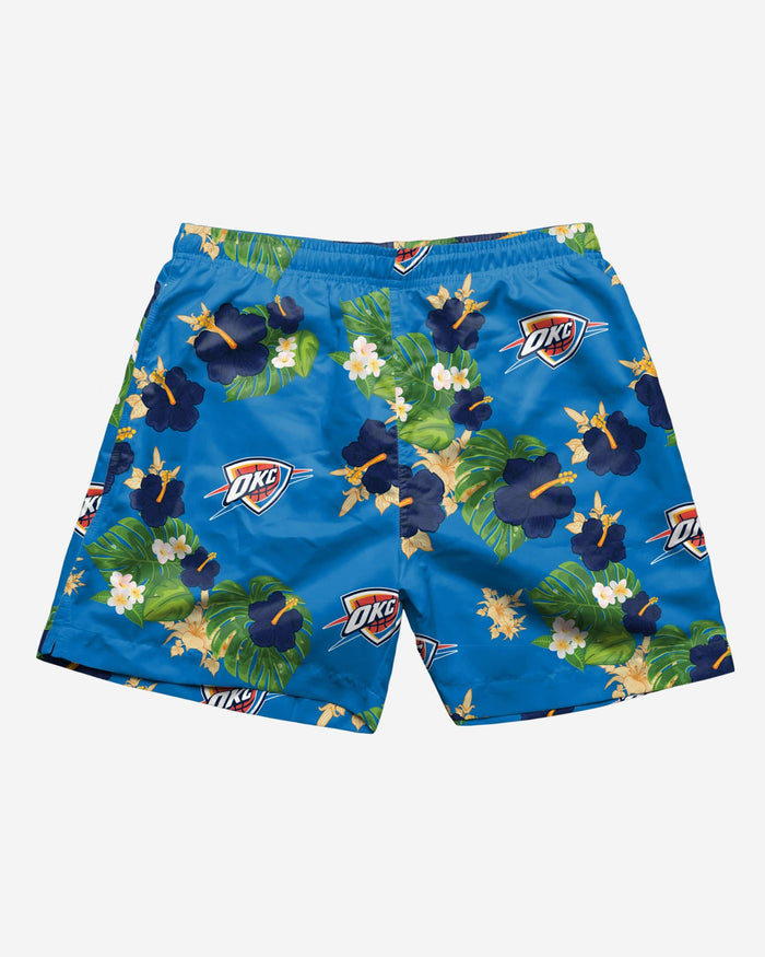 Oklahoma City Thunder Floral Swimming Trunks FOCO - FOCO.com