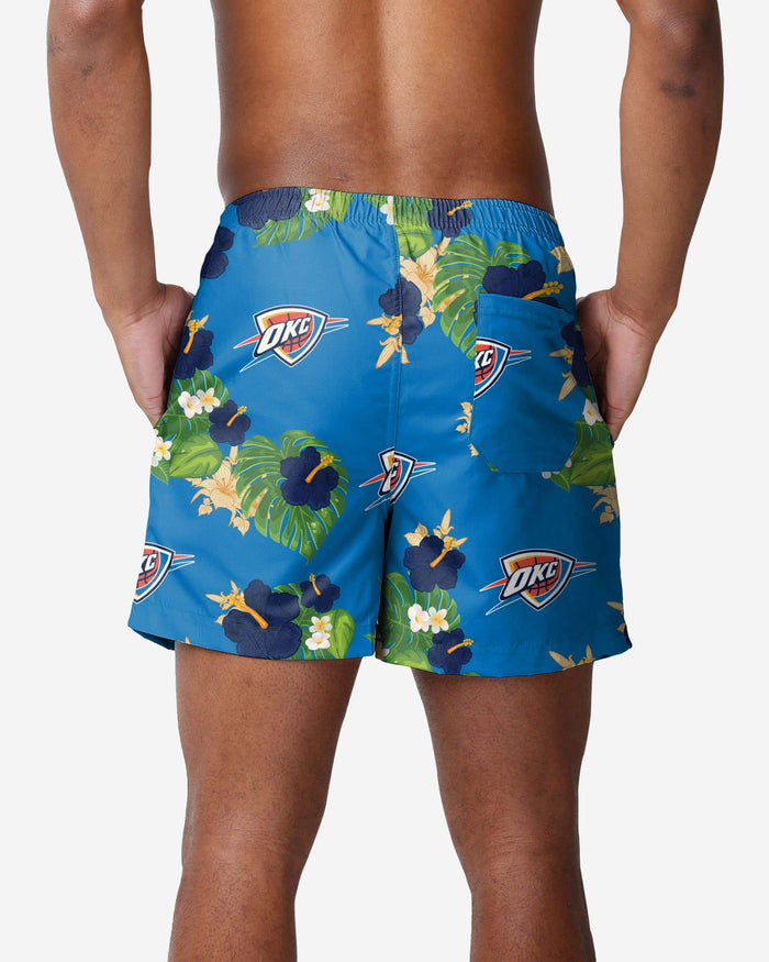 Oklahoma City Thunder Floral Swimming Trunks FOCO - FOCO.com