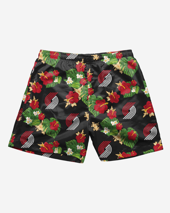 Portland Trail Blazers Floral Swimming Trunks FOCO - FOCO.com