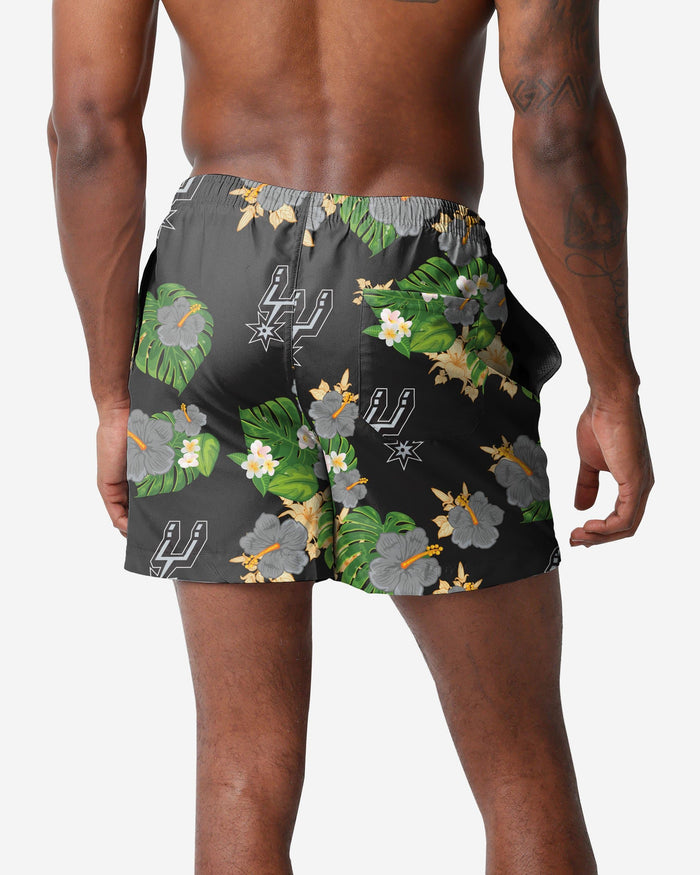 San Antonio Spurs Floral Swimming Trunks FOCO - FOCO.com