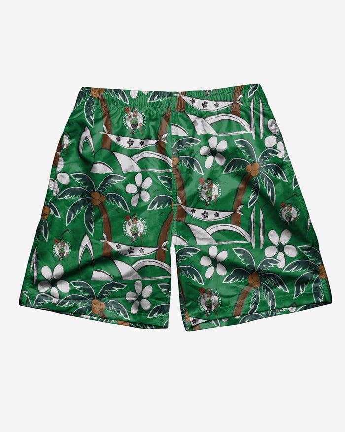 Boston Celtics Tropical Swimming Trunks FOCO - FOCO.com