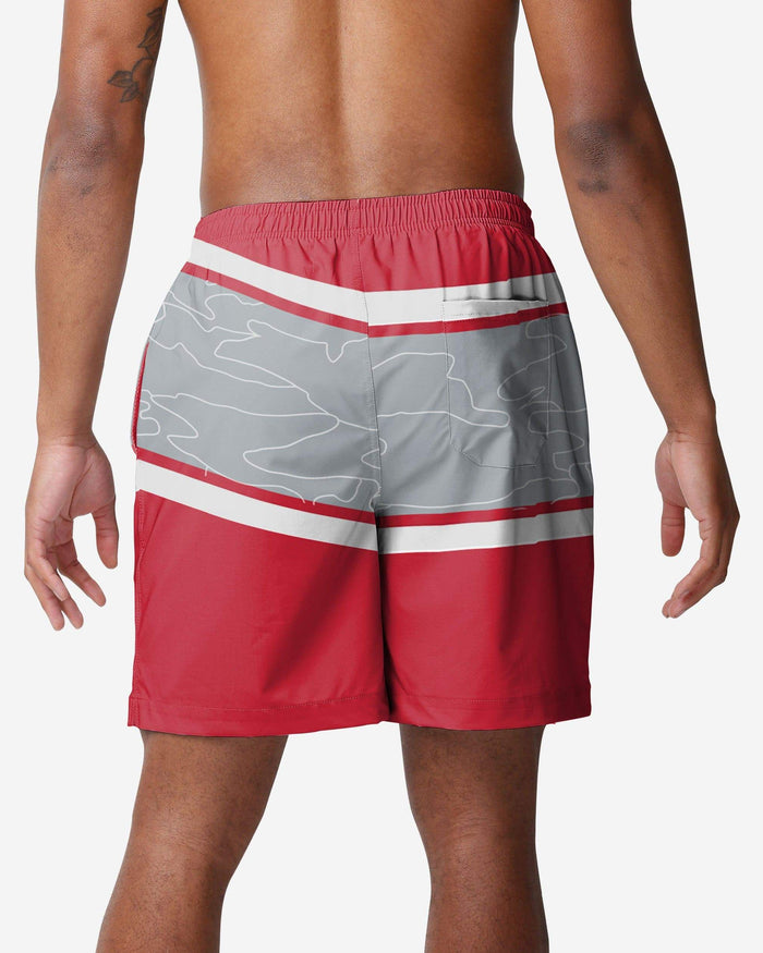 Houston Rockets Big Wordmark Swimming Trunks FOCO - FOCO.com