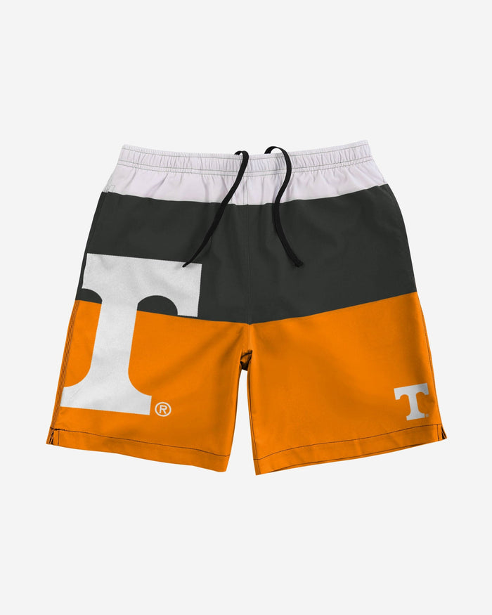 Tennessee Volunteers 3 Stripe Big Logo Swimming Trunks FOCO - FOCO.com