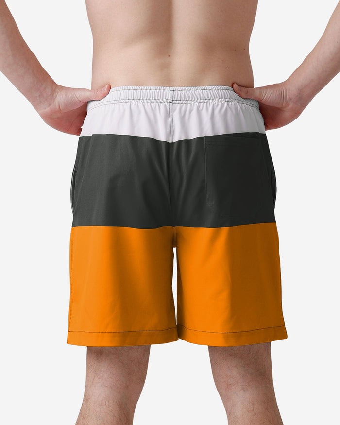 Tennessee Volunteers 3 Stripe Big Logo Swimming Trunks FOCO - FOCO.com