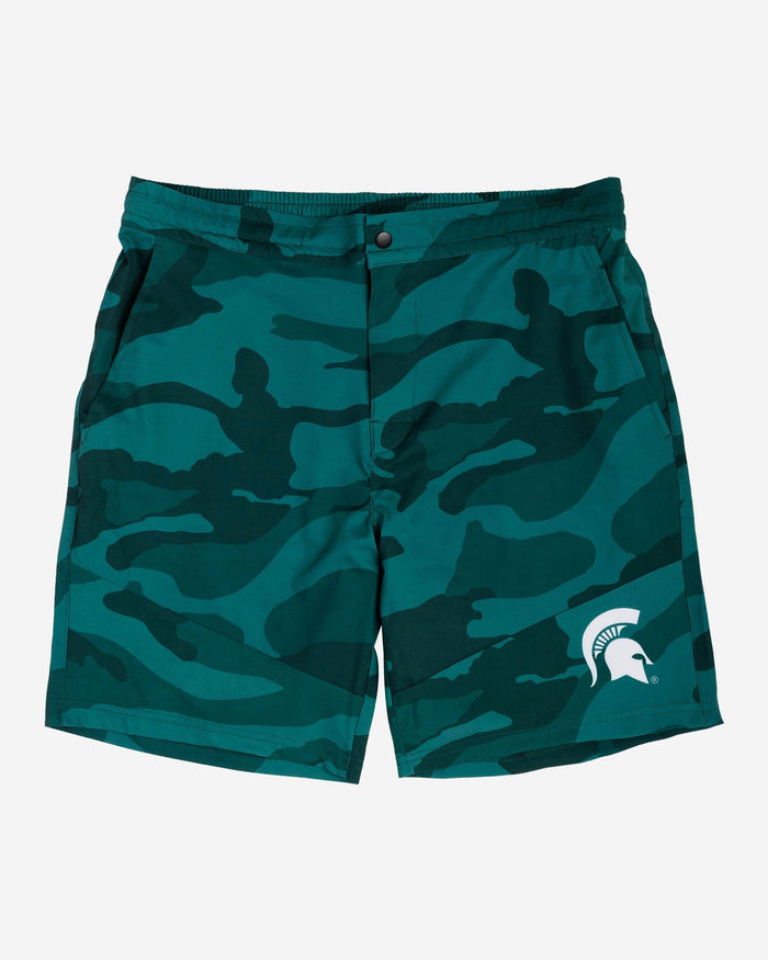 Michigan State Spartans Nightcap Camo Walking Shorts FOCO - FOCO.com