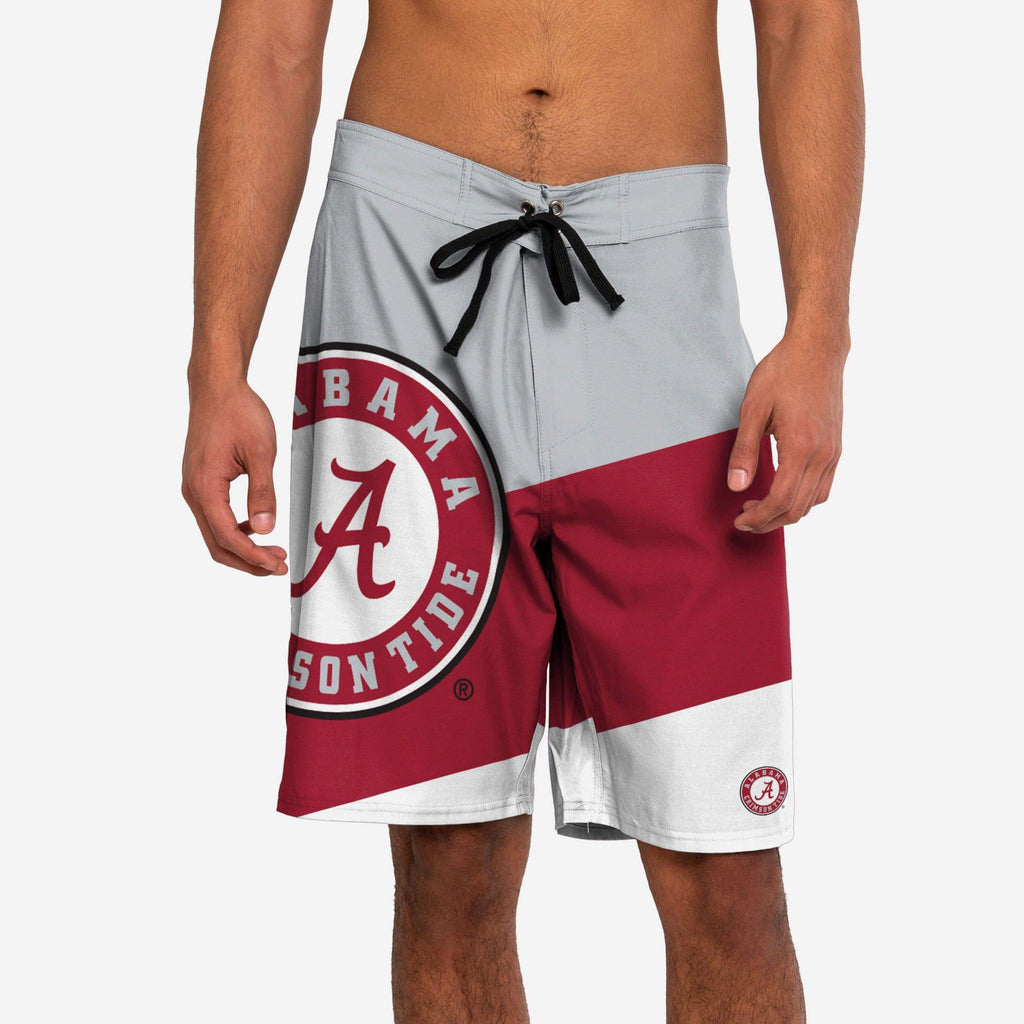 Alabama Crimson Tide Color Dive Boardshorts FOCO S - FOCO.com