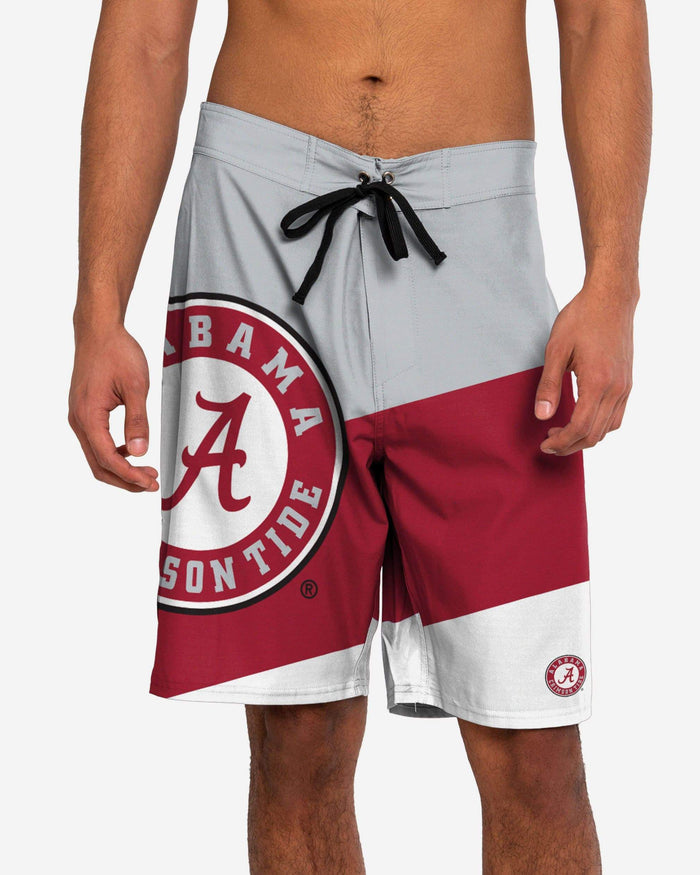 Alabama Crimson Tide Color Dive Boardshorts FOCO S - FOCO.com