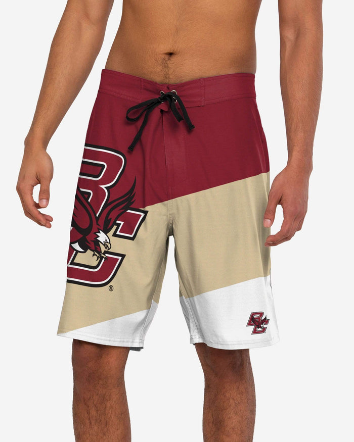 Boston College Eagles Color Dive Boardshorts FOCO S - FOCO.com