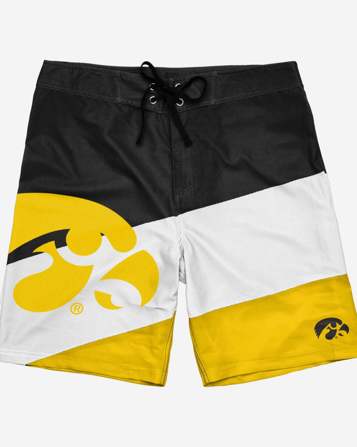 Iowa Hawkeyes Color Dive Boardshorts FOCO - FOCO.com