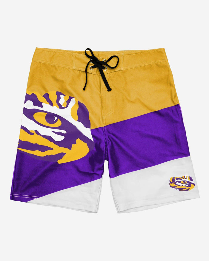 LSU Tigers Color Dive Boardshorts FOCO - FOCO.com