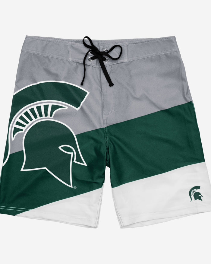 Michigan State Spartans Color Dive Boardshorts FOCO - FOCO.com