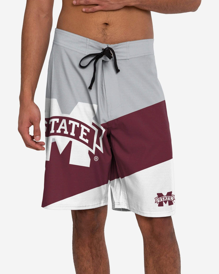 Mississippi State Bulldogs Color Dive Boardshorts FOCO S - FOCO.com