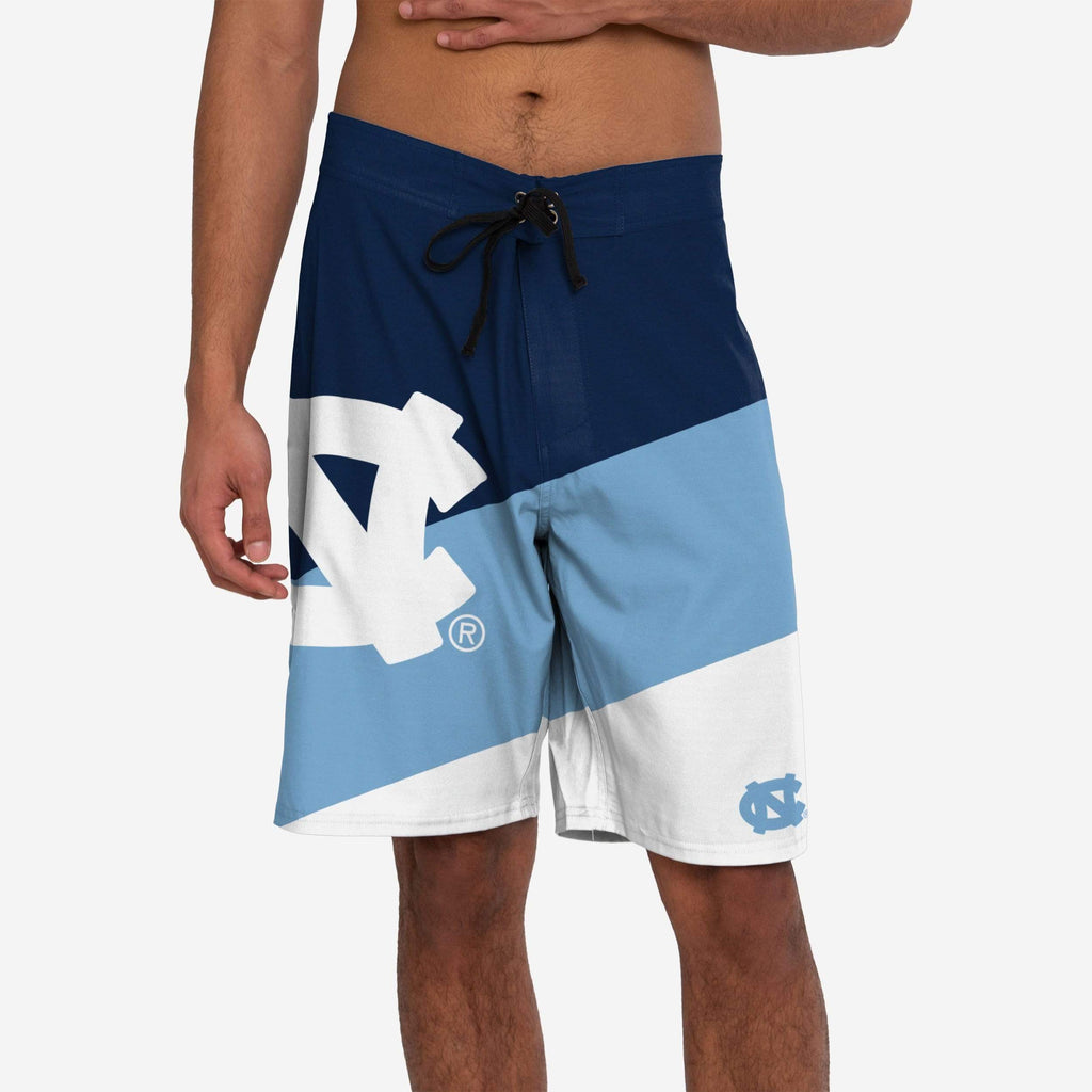 North Carolina Tar Heels Color Dive Boardshorts FOCO S - FOCO.com