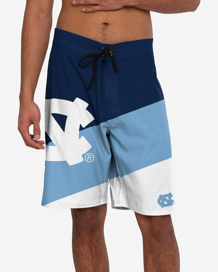 North Carolina Tar Heels Color Dive Boardshorts FOCO S - FOCO.com