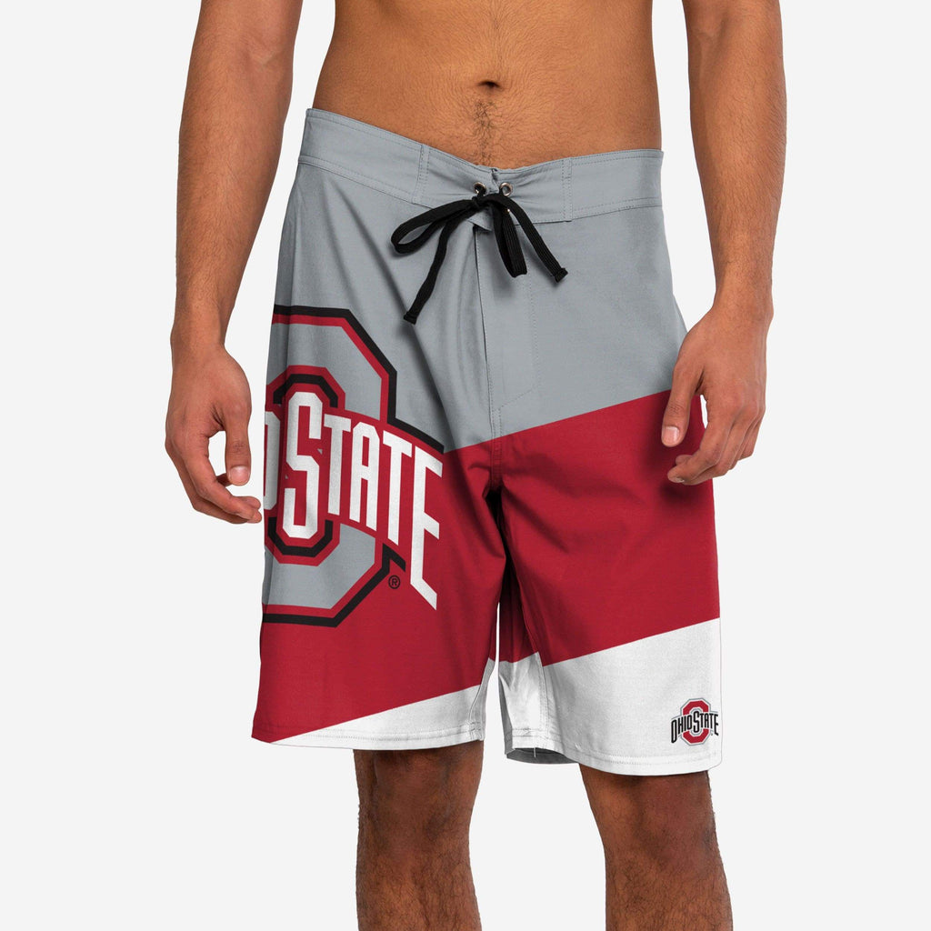 Ohio State Buckeyes Color Dive Boardshorts FOCO S - FOCO.com