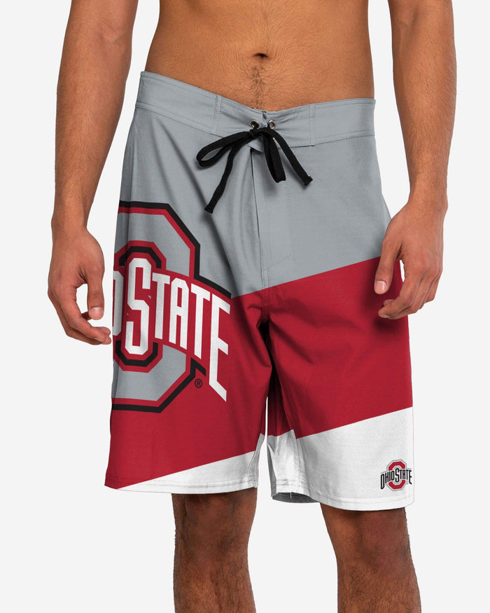 Ohio State Buckeyes Color Dive Boardshorts FOCO S - FOCO.com