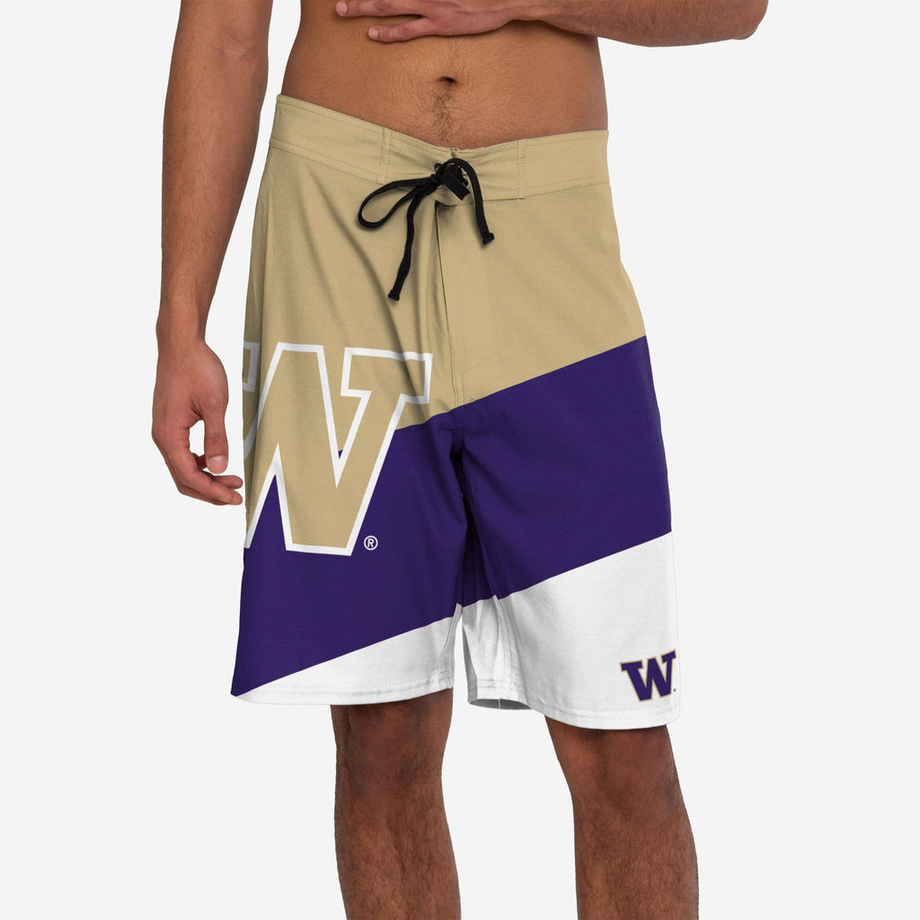 Washington Huskies Color Dive Boardshorts FOCO S - FOCO.com