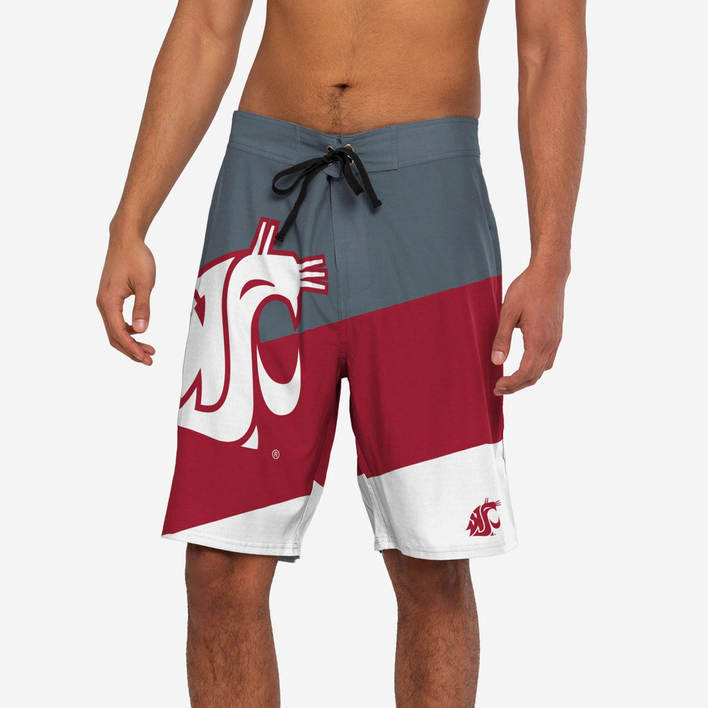 Washington State Cougars Color Dive Boardshorts FOCO S - FOCO.com