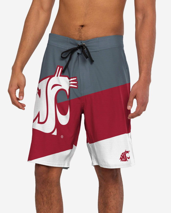 Washington State Cougars Color Dive Boardshorts FOCO S - FOCO.com