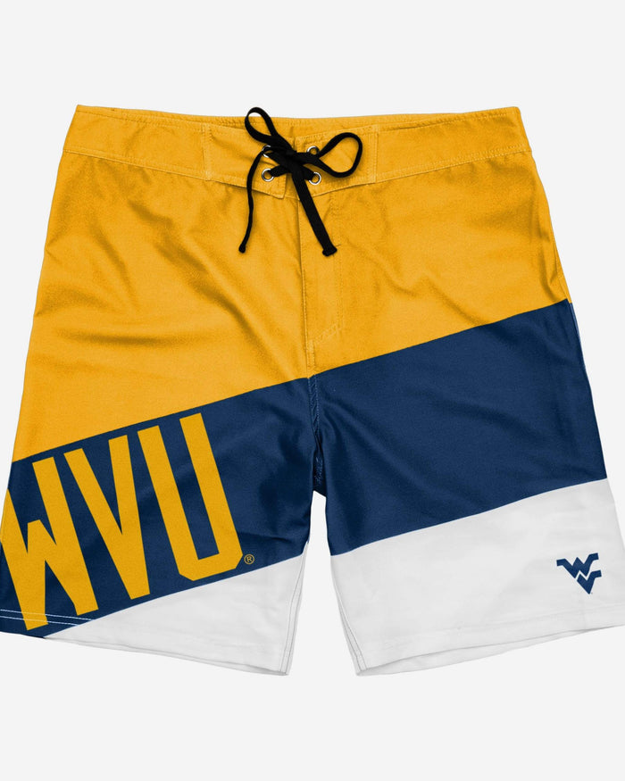 West Virginia Mountaineers Color Dive Boardshorts FOCO - FOCO.com