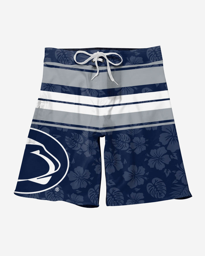 Penn State Nittany Lions Hibiscus Boardwalk Stripe Boardshorts FOCO - FOCO.com