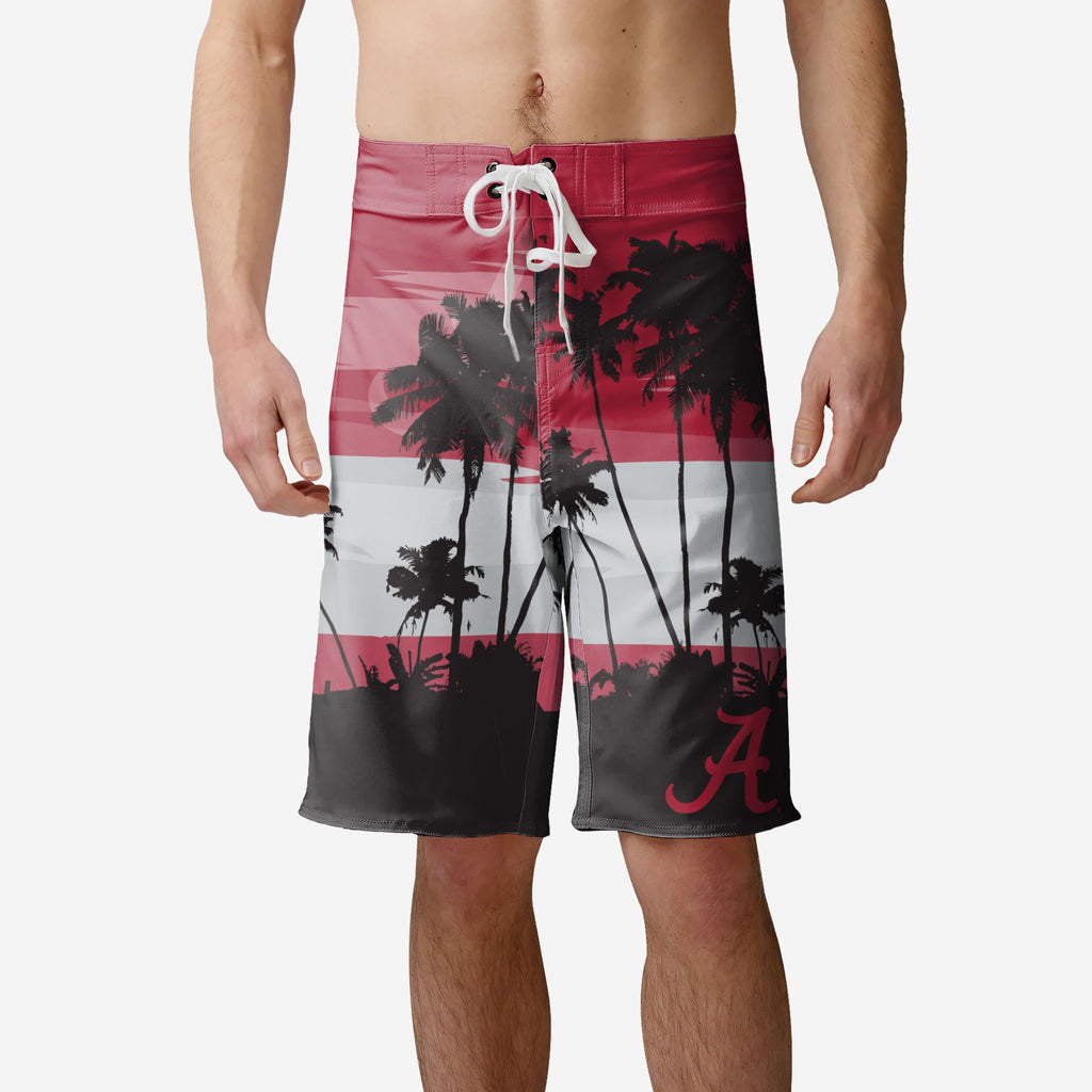 Alabama Crimson Tide Sunset Boardshorts FOCO S - FOCO.com