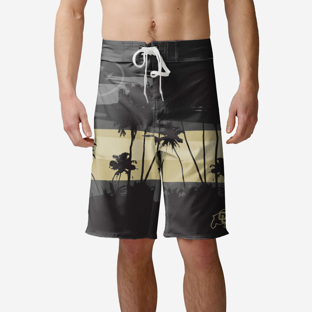 Colorado Buffaloes Sunset Boardshorts FOCO S - FOCO.com