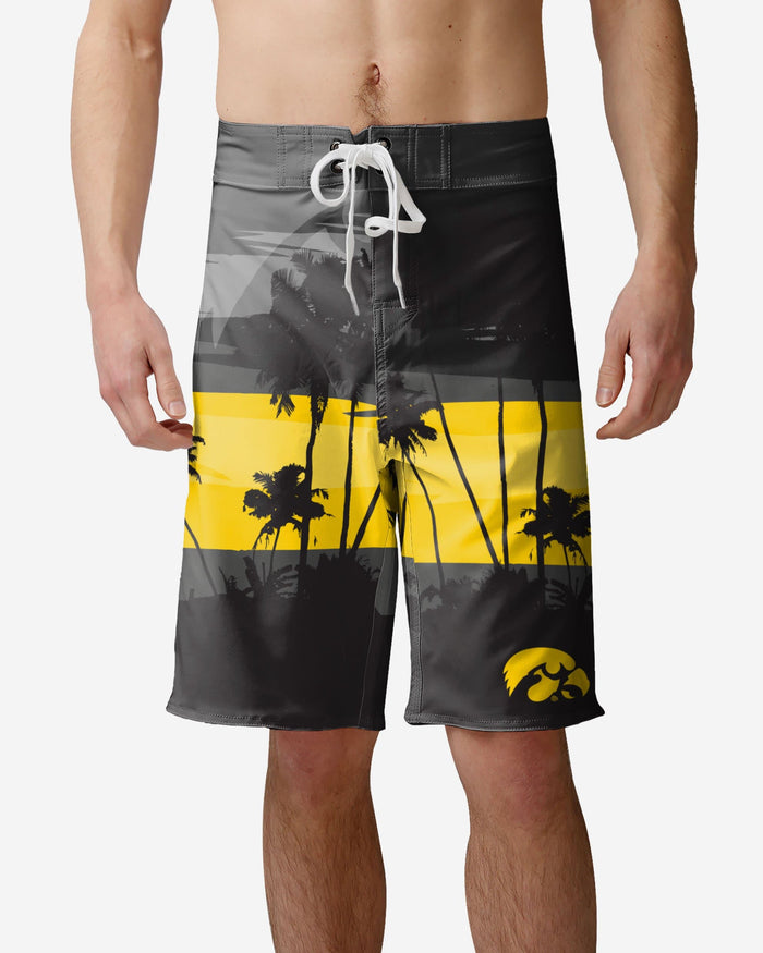 Iowa Hawkeyes Sunset Boardshorts FOCO S - FOCO.com