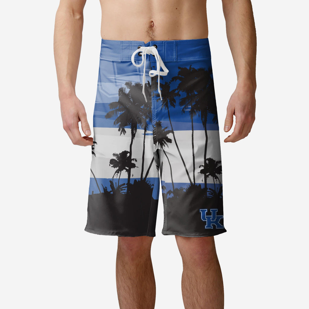 Kentucky Wildcats Sunset Boardshorts FOCO S - FOCO.com