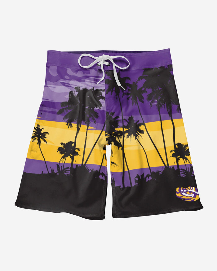 LSU Tigers Sunset Boardshorts FOCO - FOCO.com