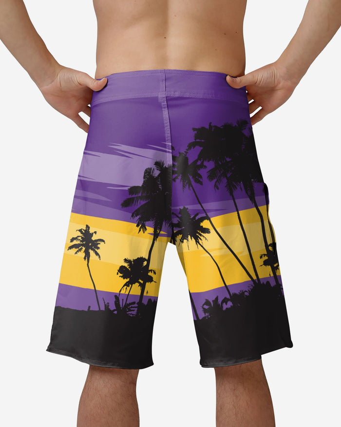 LSU Tigers Sunset Boardshorts FOCO - FOCO.com