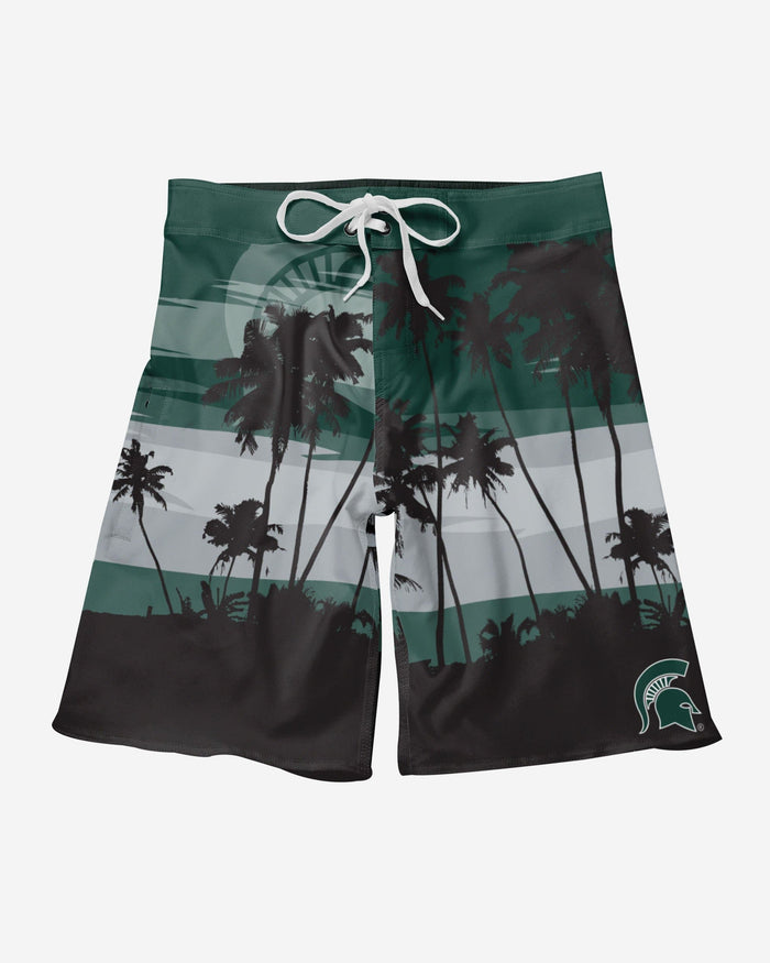 Michigan State Spartans Sunset Boardshorts FOCO - FOCO.com