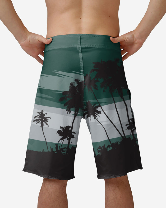 Michigan State Spartans Sunset Boardshorts FOCO - FOCO.com