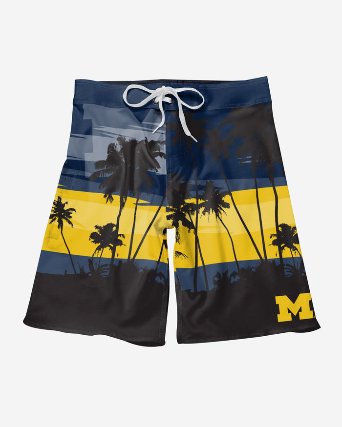 Michigan Wolverines Sunset Boardshorts FOCO - FOCO.com