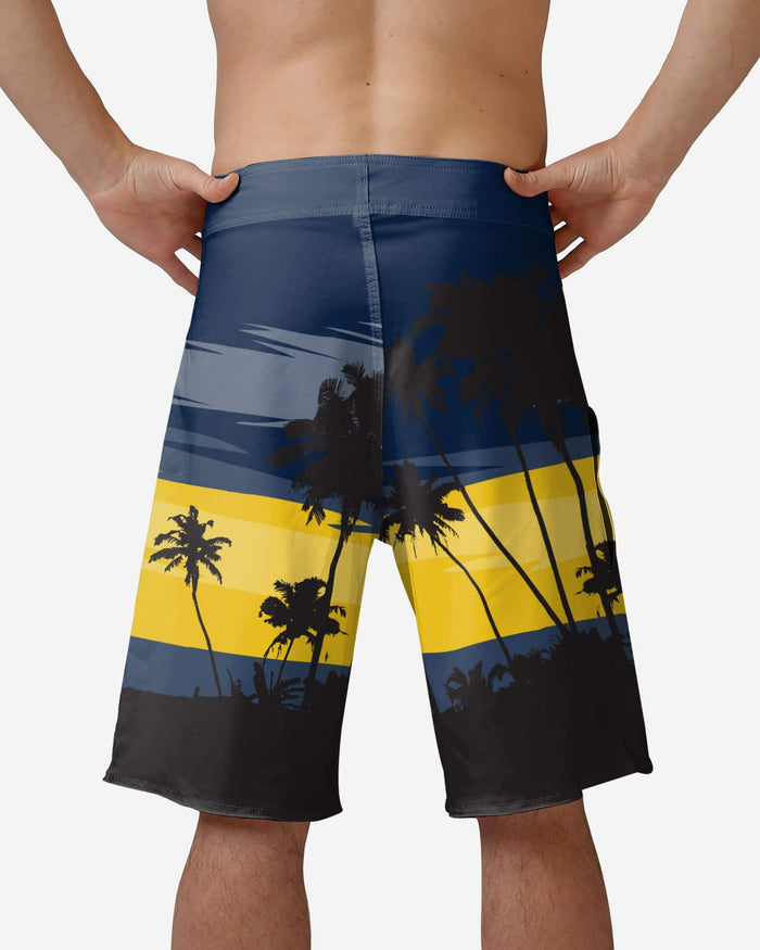 Michigan Wolverines Sunset Boardshorts FOCO - FOCO.com