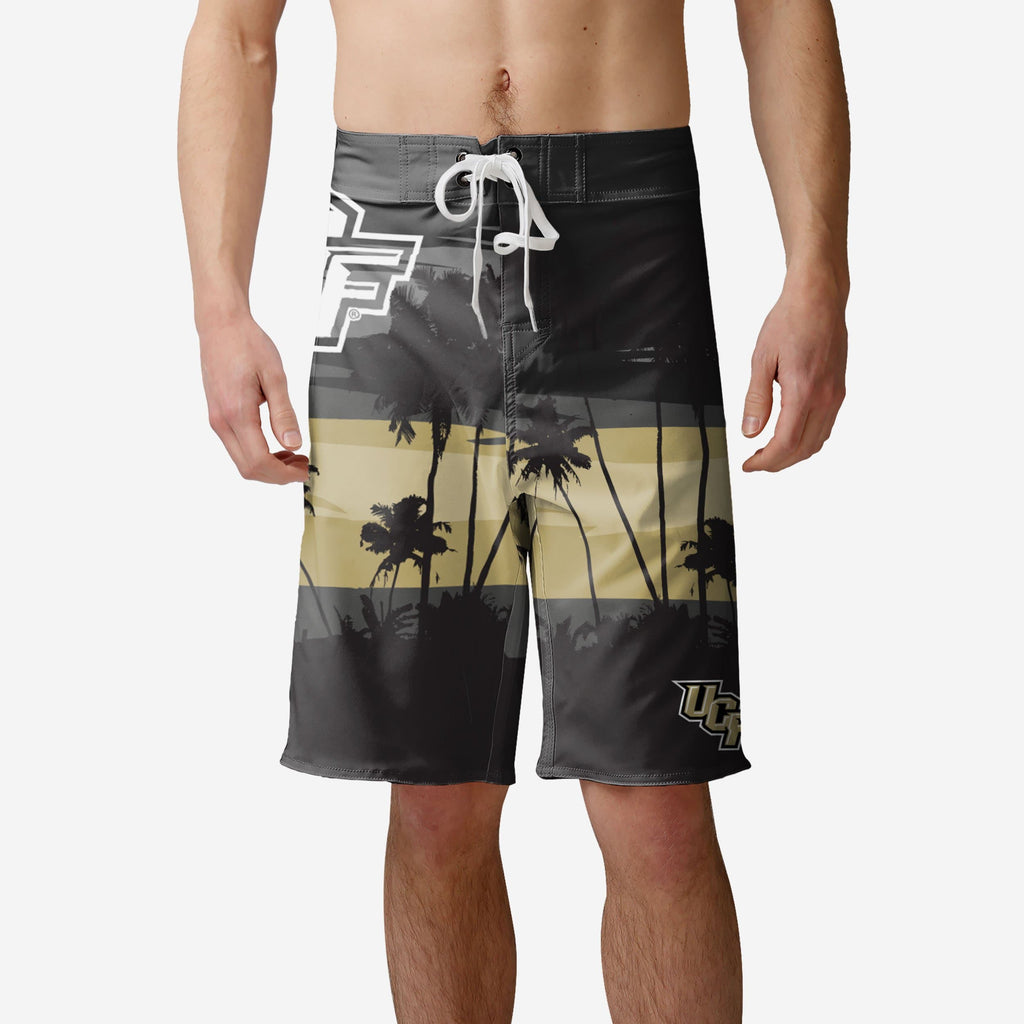 UCF Knights Sunset Boardshorts FOCO S - FOCO.com