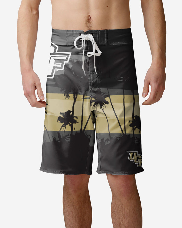 UCF Knights Sunset Boardshorts FOCO S - FOCO.com