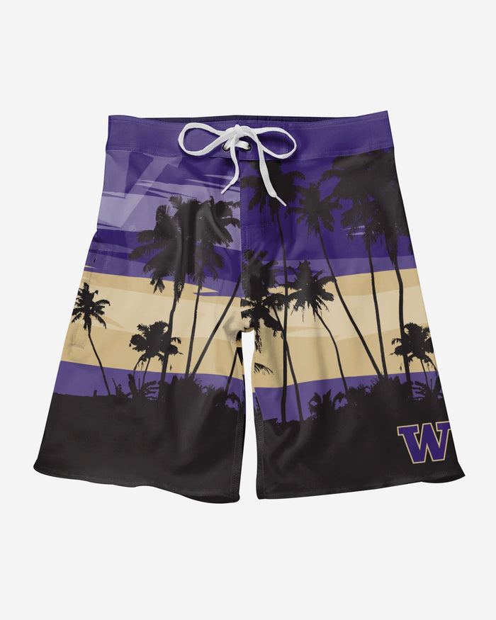 Washington Huskies Sunset Boardshorts FOCO - FOCO.com