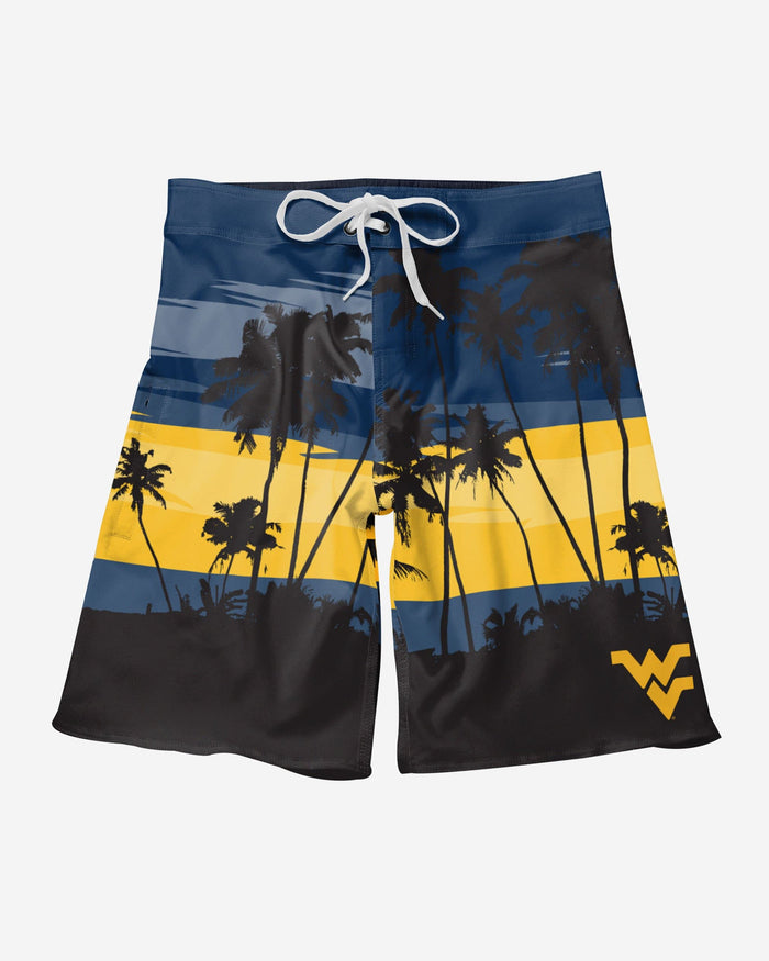 West Virginia Mountaineers Sunset Boardshorts FOCO - FOCO.com