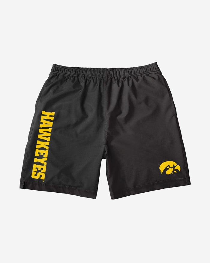 Iowa Hawkeyes Solid Wordmark Traditional Swimming Trunks FOCO - FOCO.com