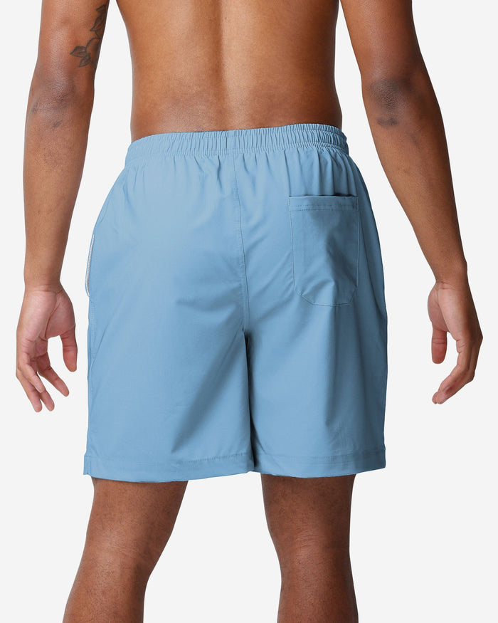 North Carolina Tar Heels Solid Wordmark Traditional Swimming Trunks FOCO - FOCO.com