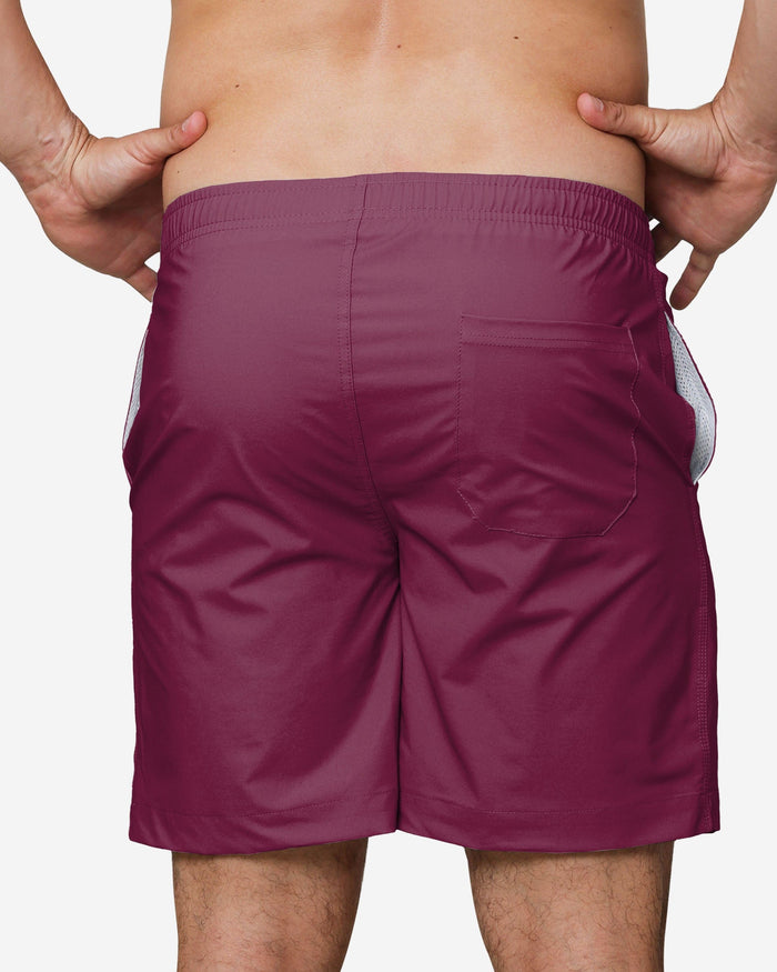 Texas A&M Aggies Solid Wordmark Traditional Swimming Trunks FOCO - FOCO.com