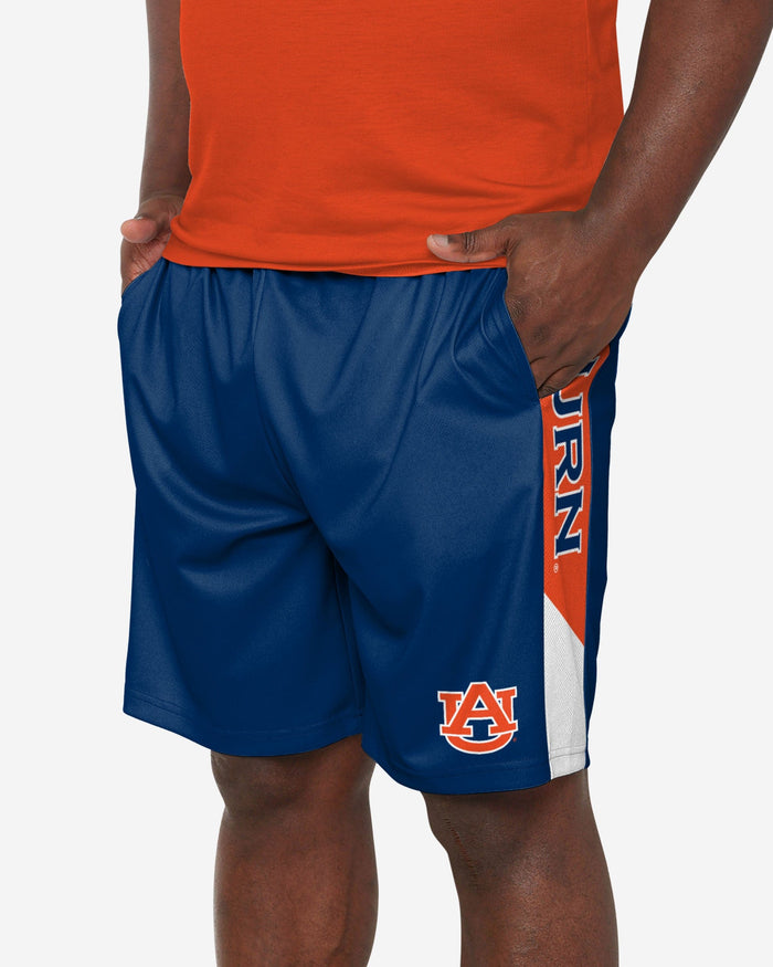 Auburn Tigers Side Stripe Training Shorts FOCO S - FOCO.com